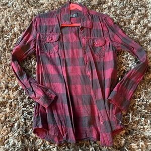 Black and red flannel